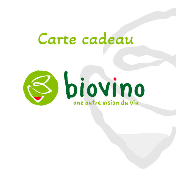 Carte cadeau Biovino